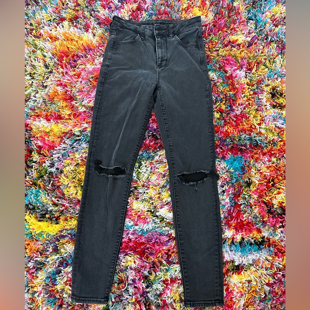 American Eagle Next Level Stretch Grey Jeans